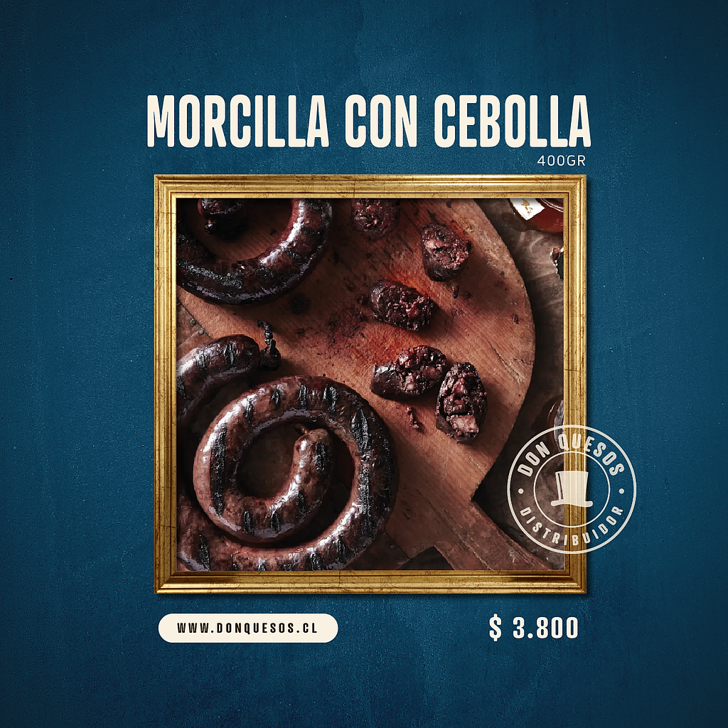 Morcilla con Cebolla 400 gr