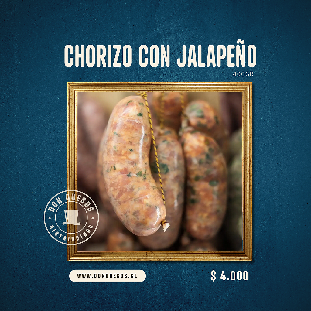 Chorizo con Jalapeño